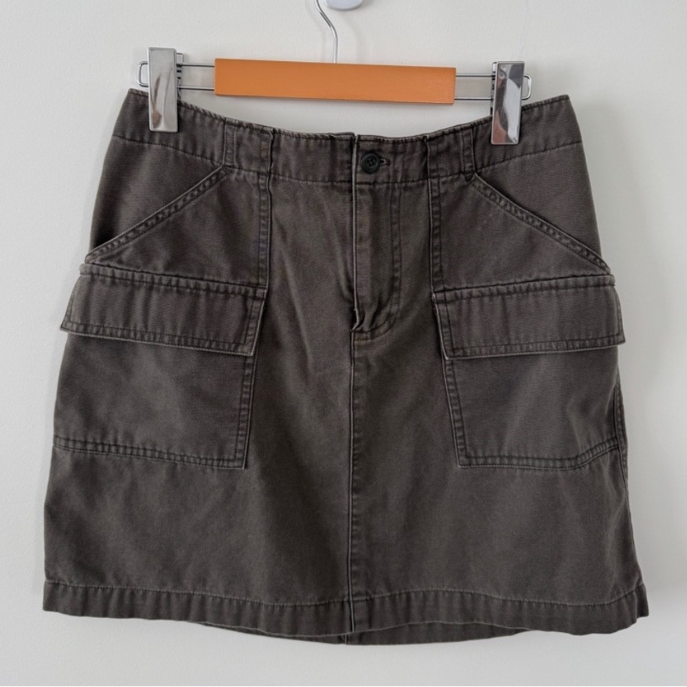 GAP Olive Green Cargo Mini Skirt